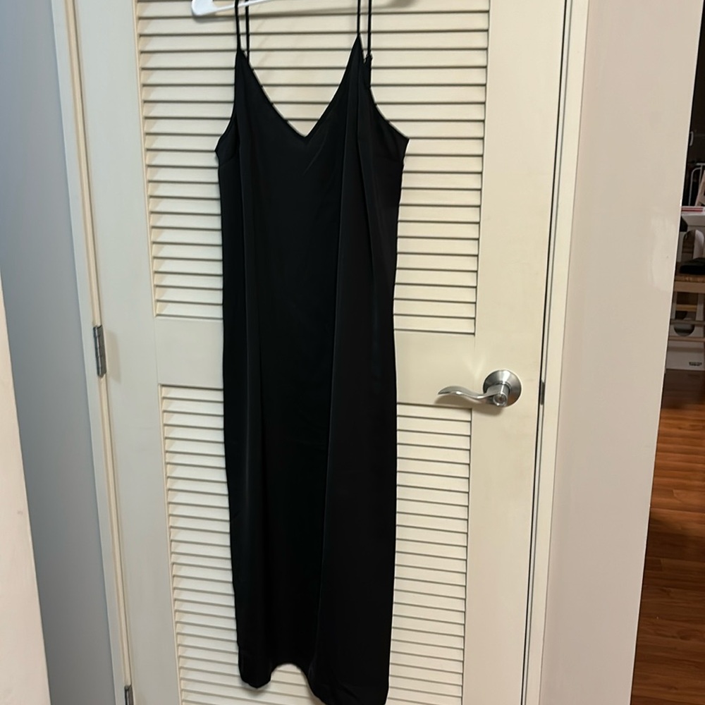 Satin midi dress